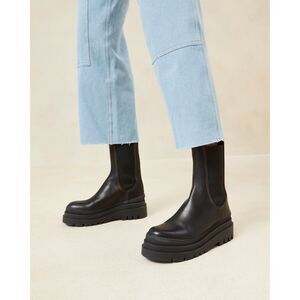 Loeffler Randall Carlota Black Chunky Lug Boot